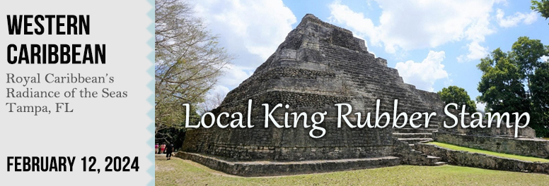 Local King Rubber Stamp - February 2024